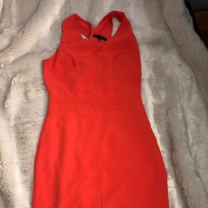 Banana Republic mini orange/red dress
